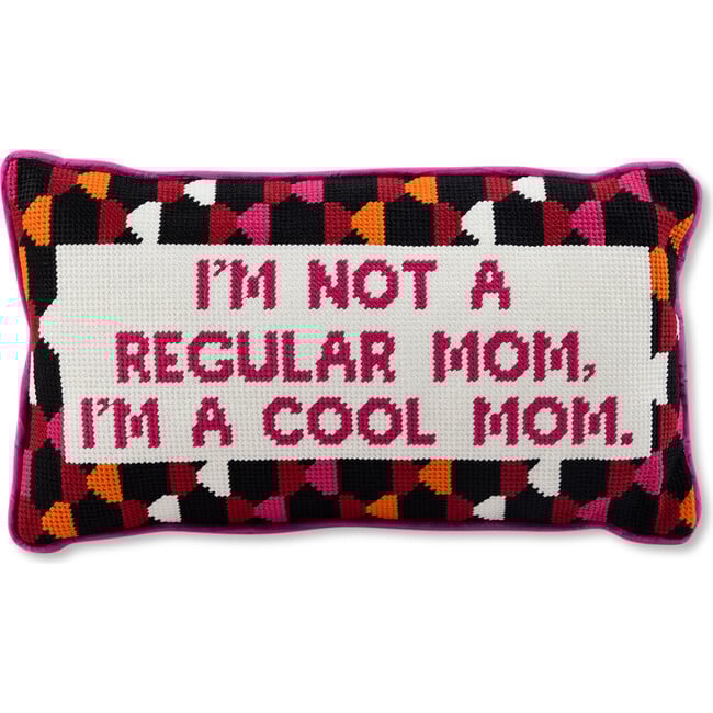 Cool Mom Needlepoint Pillow