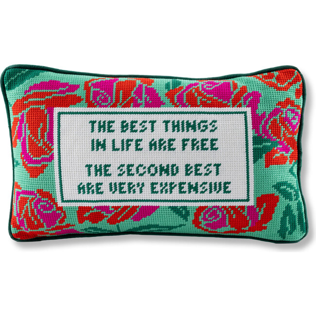 Expensive Needlepoint Pillow