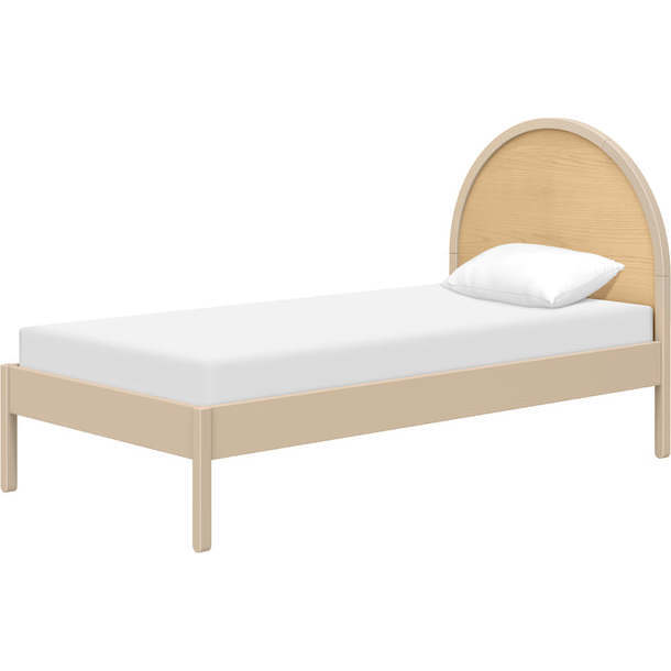 Moab Twin Bed, Taupe/Ash