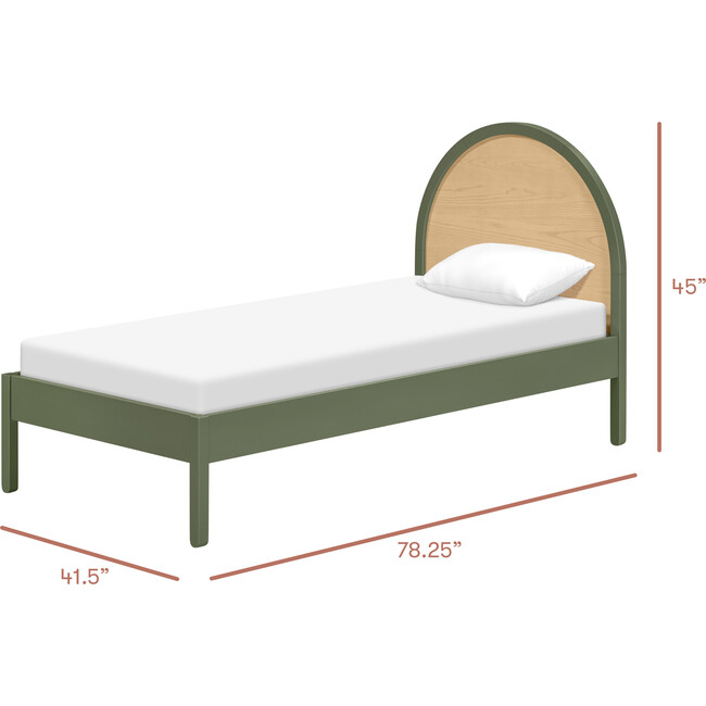 Moab Twin Bed, Olive/Ash - Beds - 3