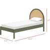 Moab Twin Bed, Olive/Ash - Beds - 3