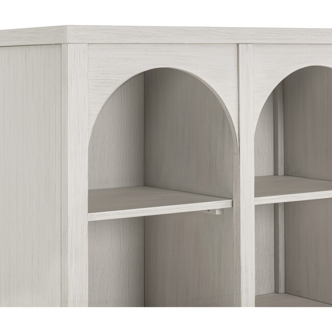 Eloise Bookcase, Assembled, White Driftwood - Bookcases - 6