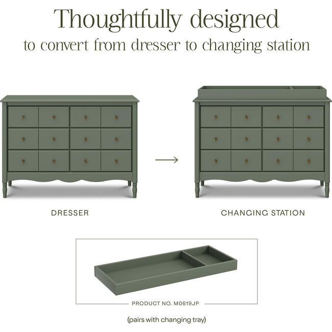 Liberty 6-Drawer Assembled Dresser, Juniper - Dressers - 5