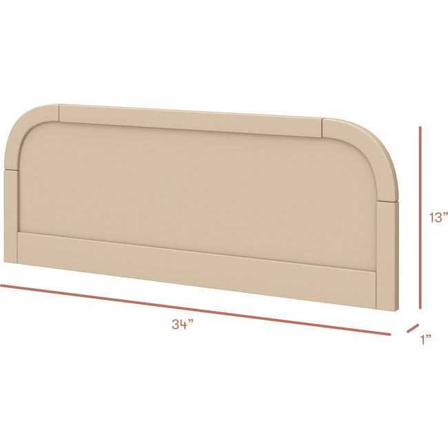 Twin/Full Bed Guardrail, Taupe - Guard Rails - 6