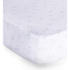 Peruvian Pima Cotton Baby Fitted Sheet, Elephant Sky - Crib Sheets - 1 - thumbnail