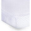 Peruvian Pima Cotton Baby Fitted Sheet, Blue Gingham - Crib Sheets - 1 - thumbnail