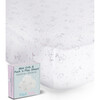 Peruvian Pima Cotton Baby Fitted Sheet, Elephant Rose - Crib Sheets - 3
