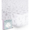 Peruvian Pima Cotton Baby Fitted Sheet, Bunnyberry Bloom - Crib Sheets - 4