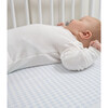 Peruvian Pima Cotton Baby Fitted Sheet, Blue Gingham - Crib Sheets - 2