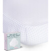 Peruvian Pima Cotton Baby Fitted Sheet, Blue Gingham - Crib Sheets - 4