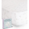 Peruvian Pima Cotton Baby Fitted Sheet, Lambie Meadow - Crib Sheets - 4