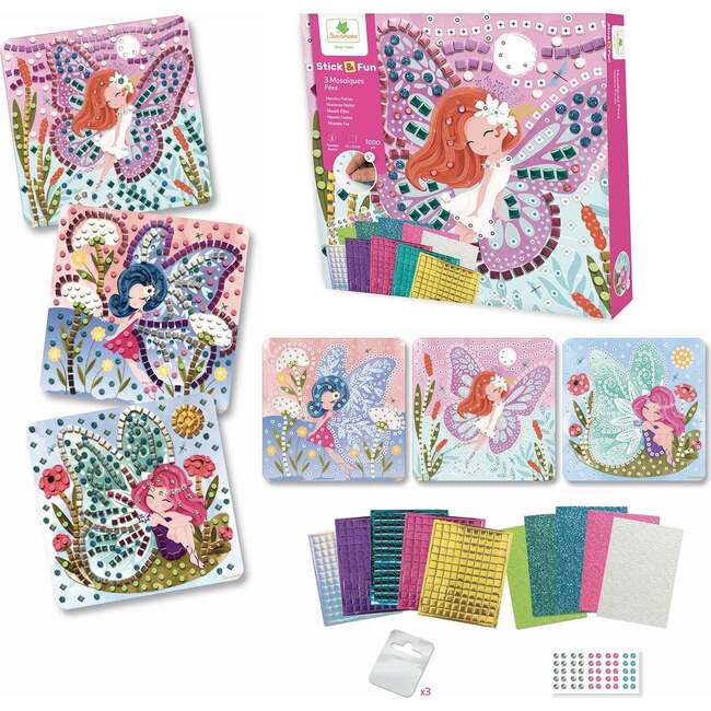 Stick'N Fun - S Mosaics Fairies - 5y+