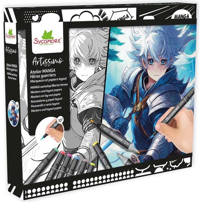 Manga - L Layout And Markers Warrior Heroes - 10y+