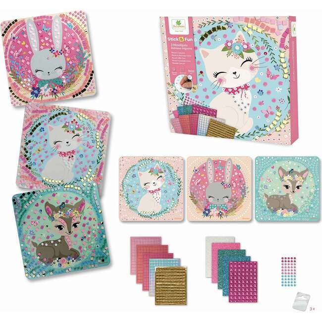 Stick'N Fun - S Mosaics  Cute Pets - 5y+
