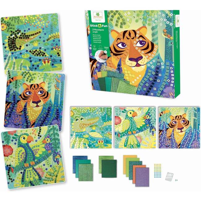 Stick'N Fun - S Mosaics Jungle - 5y+
