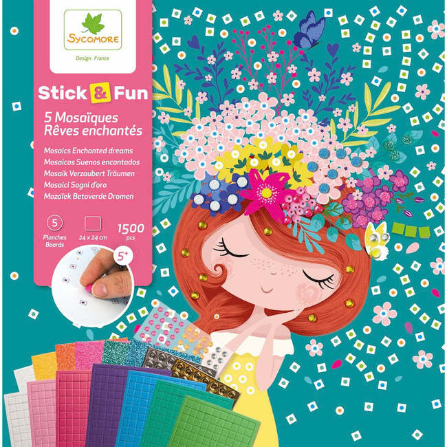 Stick'N Fun - L Mosaics Enchanted Dreams - 5y+ - Arts & Crafts - 4