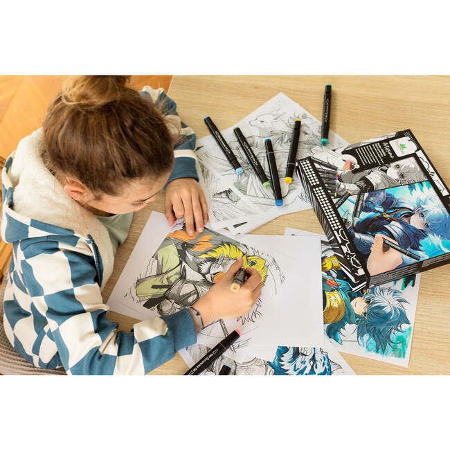 Manga - L Layout And Markers Warrior Heroes - 10y+ - Arts & Crafts - 4