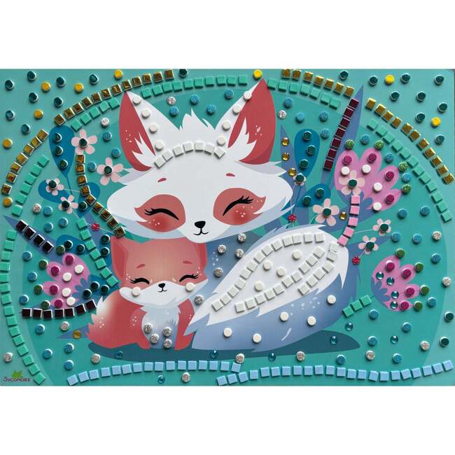 Stick'N Fun - XL Mosaics Cuddly Animals - 5y+ - Arts & Crafts - 6