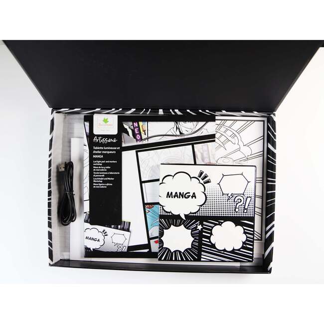 Manga - XXL+ Led Light Pad  And Markers Workshop - 10y+