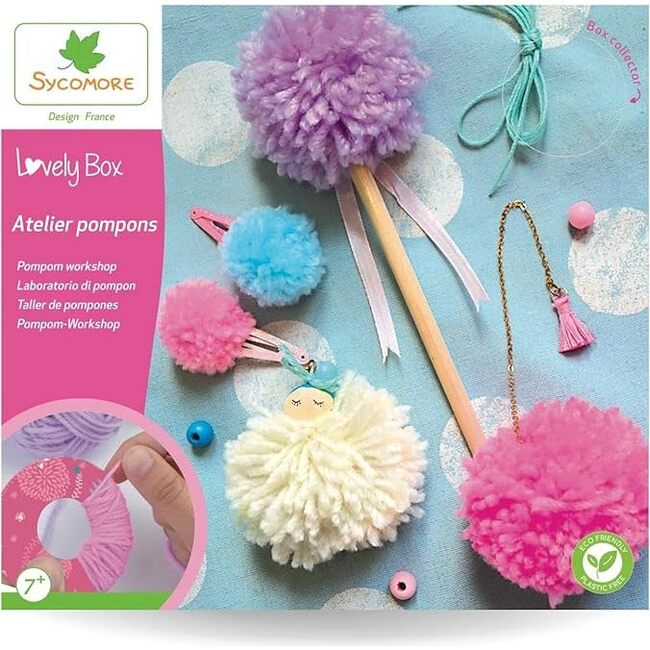 Lovely Box - S Pompom Kit - 7y+ - Arts & Crafts - 4