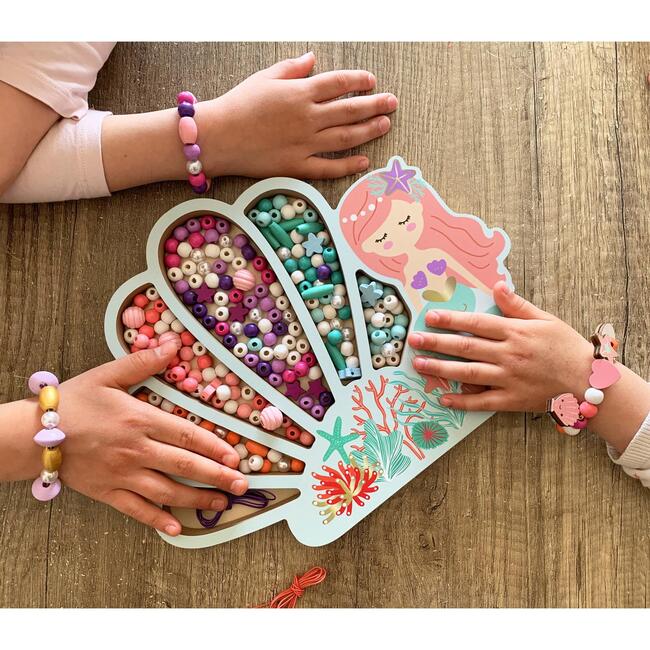Les Perles -Mermaid Wooden Beads - 4y+ - Arts & Crafts - 4