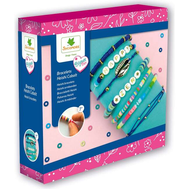 Bijoux Box - S Heishi Beads Bracelets - Cobalt - 7y+