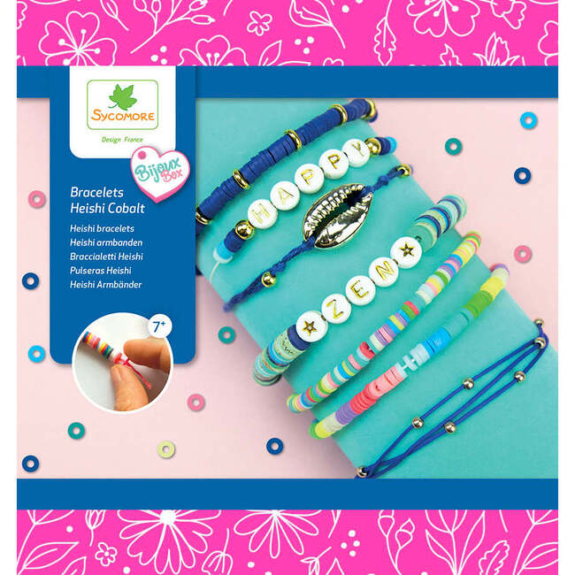 Bijoux Box - S Heishi Beads Bracelets - Cobalt - 7y+ - Arts & Crafts - 4