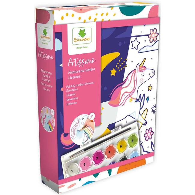 Artissimo -S Paint By Numbers Unicorns - 7y+