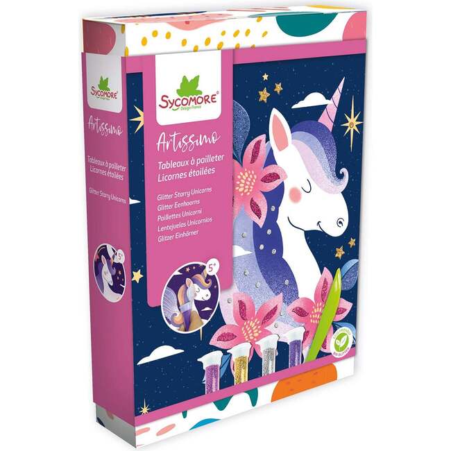 Artissimo -S Glitter Boards - Unicorns - 5y+