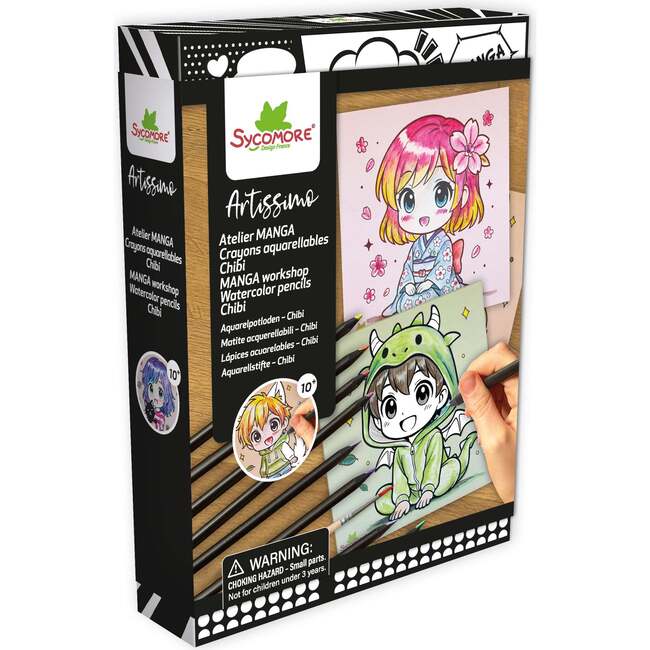 Artissimo -S Manga workshop watercolor pencils Chibi - 10y+