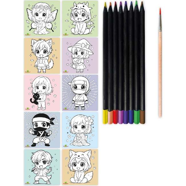 Artissimo -S Manga workshop watercolor pencils Chibi - 10y+ - Arts & Crafts - 3