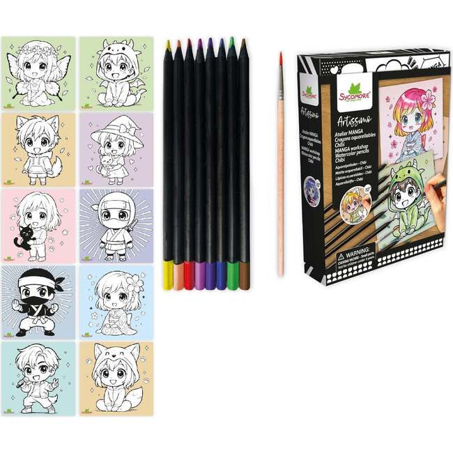 Artissimo -S Manga workshop watercolor pencils Chibi - 10y+ - Arts & Crafts - 4