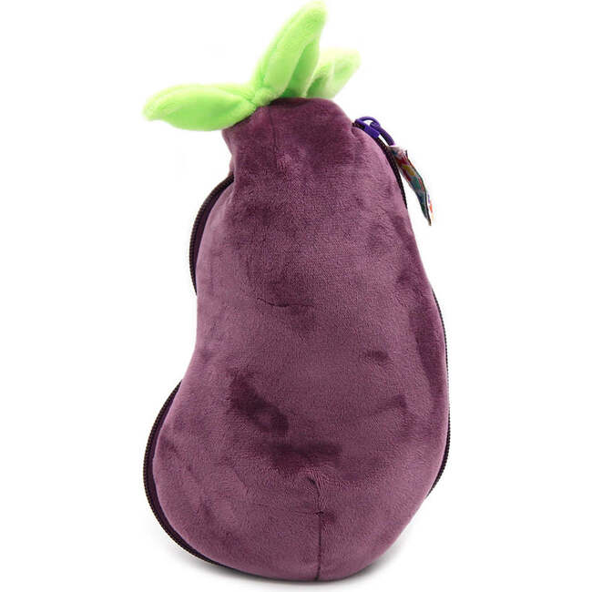 Velvet the Elephant/Eggplant - Flipetz - Plush - 3