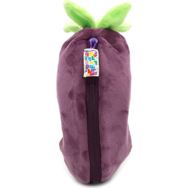 Velvet the Elephant/Eggplant - Flipetz - Plush - 4
