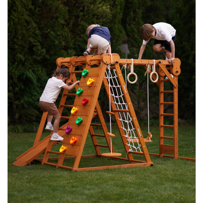 Chestnut | Outdoor & Indoor Foldable Jungle Gym