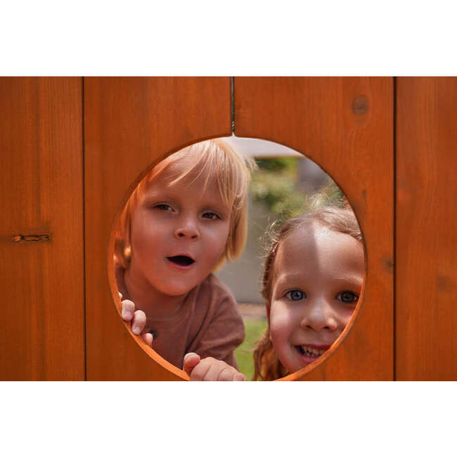 Forest Small Outdoor Toddler Swing Set | Compact Wooden Swing Frame for Babies & Kids - Outdoor Games - 8