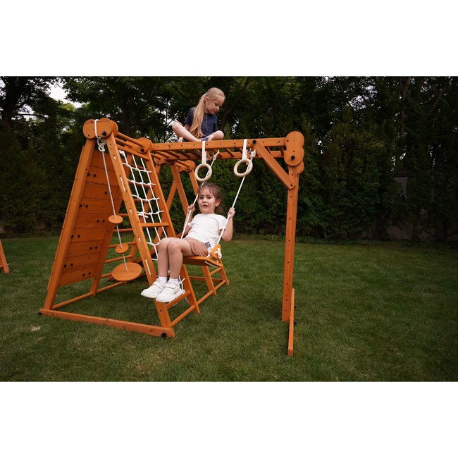 Chestnut | Outdoor & Indoor Foldable Jungle Gym - Outdoor Games - 4