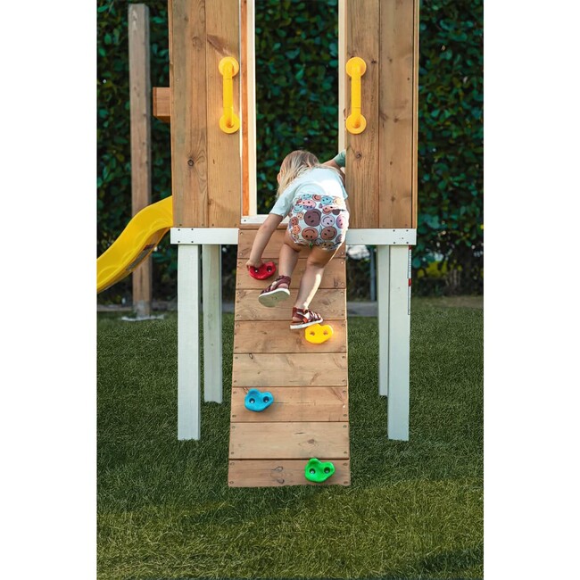 Forest - Modern Backyard Outdoor Swing Set 2 Swings And Trapeze Bar - Outdoor Games - 7