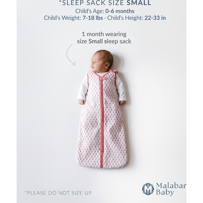 TOG 2.2 (Quilted) Wearable Blanket Baby Sleep Sack, Pink City - Sleep Sacks - 3