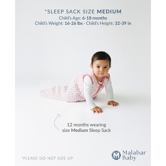 TOG 2.2 (Quilted) Wearable Blanket Baby Sleep Sack, Pink City - Sleep Sacks - 4