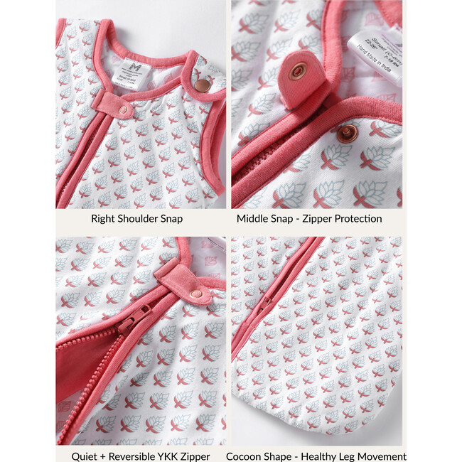 TOG 2.2 (Quilted) Wearable Blanket Baby Sleep Sack, Miami - Sleep Sacks - 7