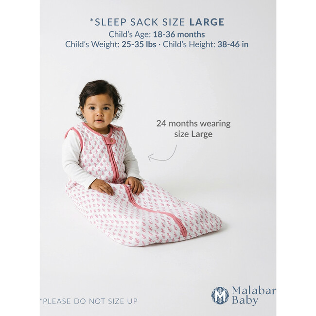 TOG 2.2 (Quilted) Wearable Blanket Baby Sleep Sack, Pink City - Sleep Sacks - 5