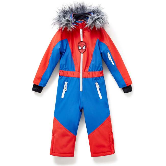 Spiderman Ski Suit, Blue - Snowsuits - 1