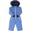 Reef the Shark Ski Suit, Blue - Snowsuits - 1 - thumbnail