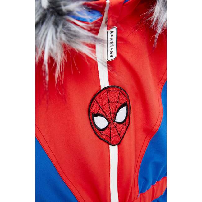 Spiderman Ski Suit, Blue - Snowsuits - 4