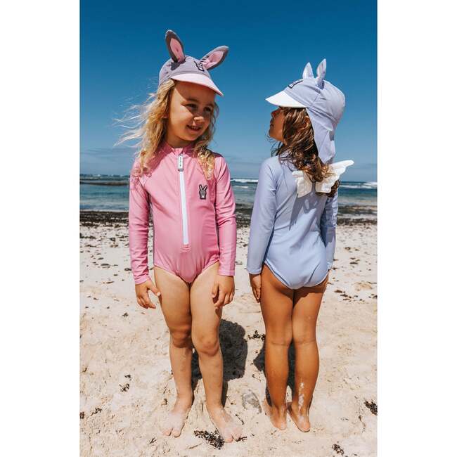 Sparkle Swim Suit, Purple - One Pieces - 5