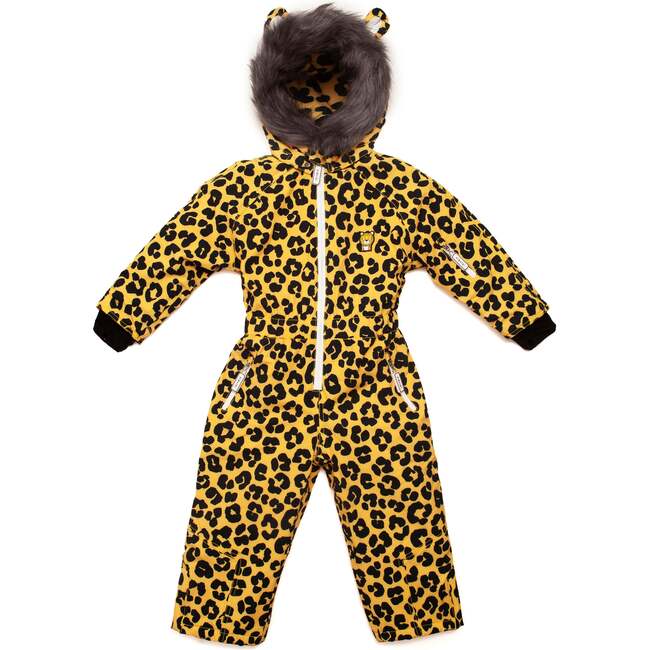 Dash the Leopard Ski Suit, Yellow