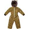 Dash the Leopard Ski Suit, Yellow - Snowsuits - 1 - thumbnail