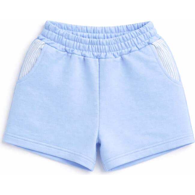 Seersucker Pocket Short, Blue