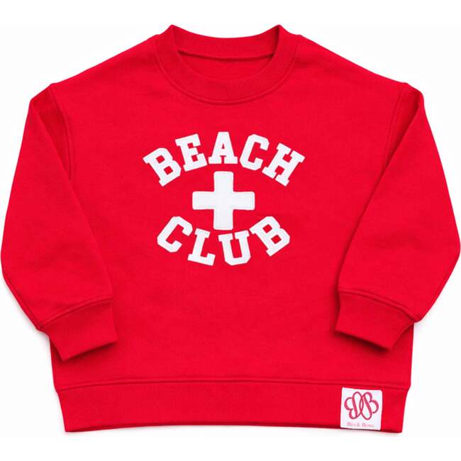 Beach Club Sweatshirt, Red